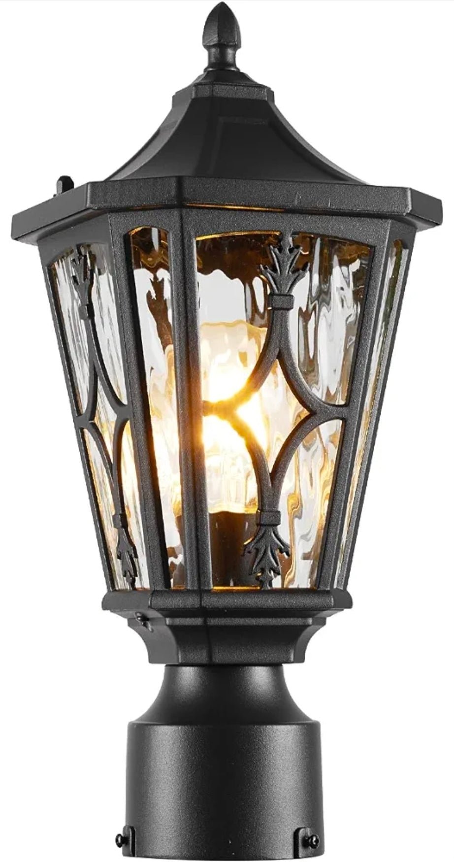 Vintage Post Lantern - Waterproof Outdoor Light for Garden Pathway Lighting - Horizon Endless