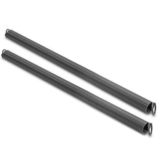 Pair of 160 lbs Heavy Duty Garage Door Extension Springs Stretch Spring,High Precision Electrophoresis Black Coated for Corrosion Resistance,MIN 18000 Cycles for 7ft Garage Door Springs Replacement - Horizon Endless
