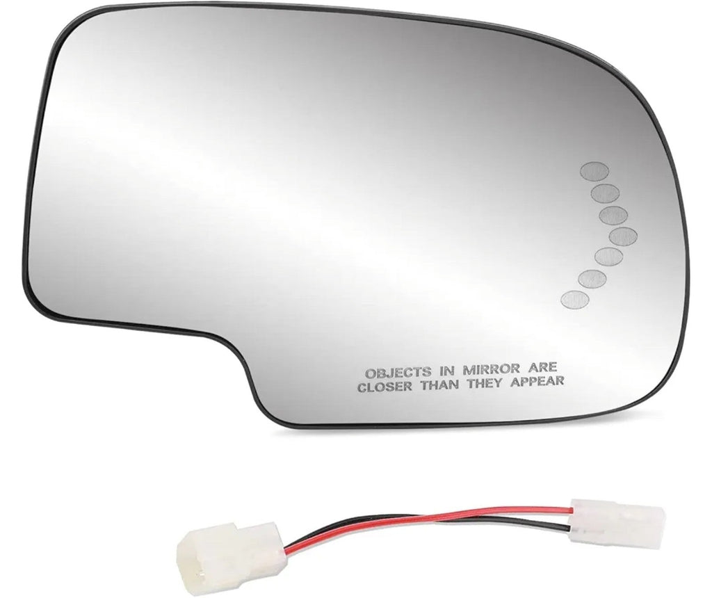 Passenger Side Heated Mirror Glass Replacement for 2003-2007 Escalde GMC Tahoe - Horizon Endless
