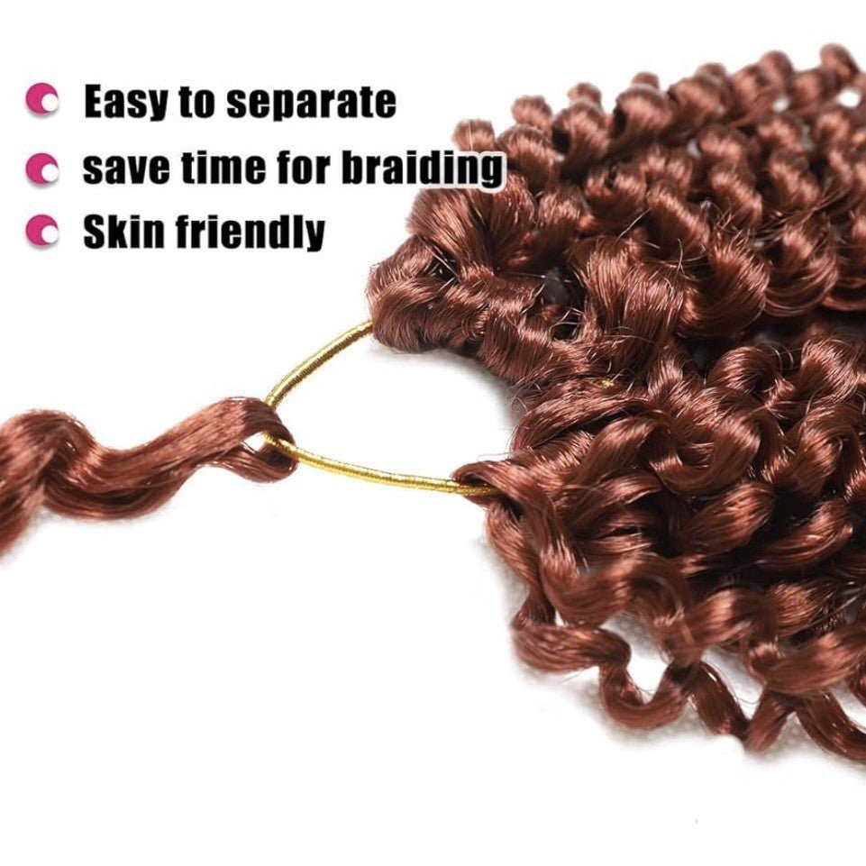 Passion Twist Hair Extensions 24” Inch 7 Packs NEW Waterwave Crochet Hair Braids - Horizon Endless