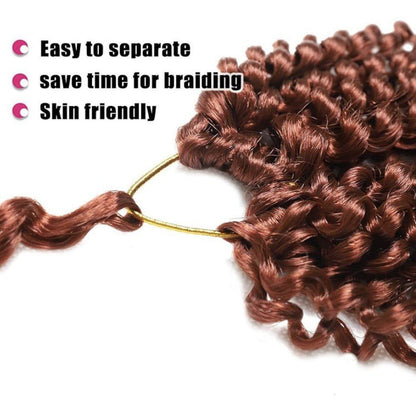 Passion Twist Hair Extensions 24” Inch 7 Packs NEW Waterwave Crochet Hair Braids - Horizon Endless