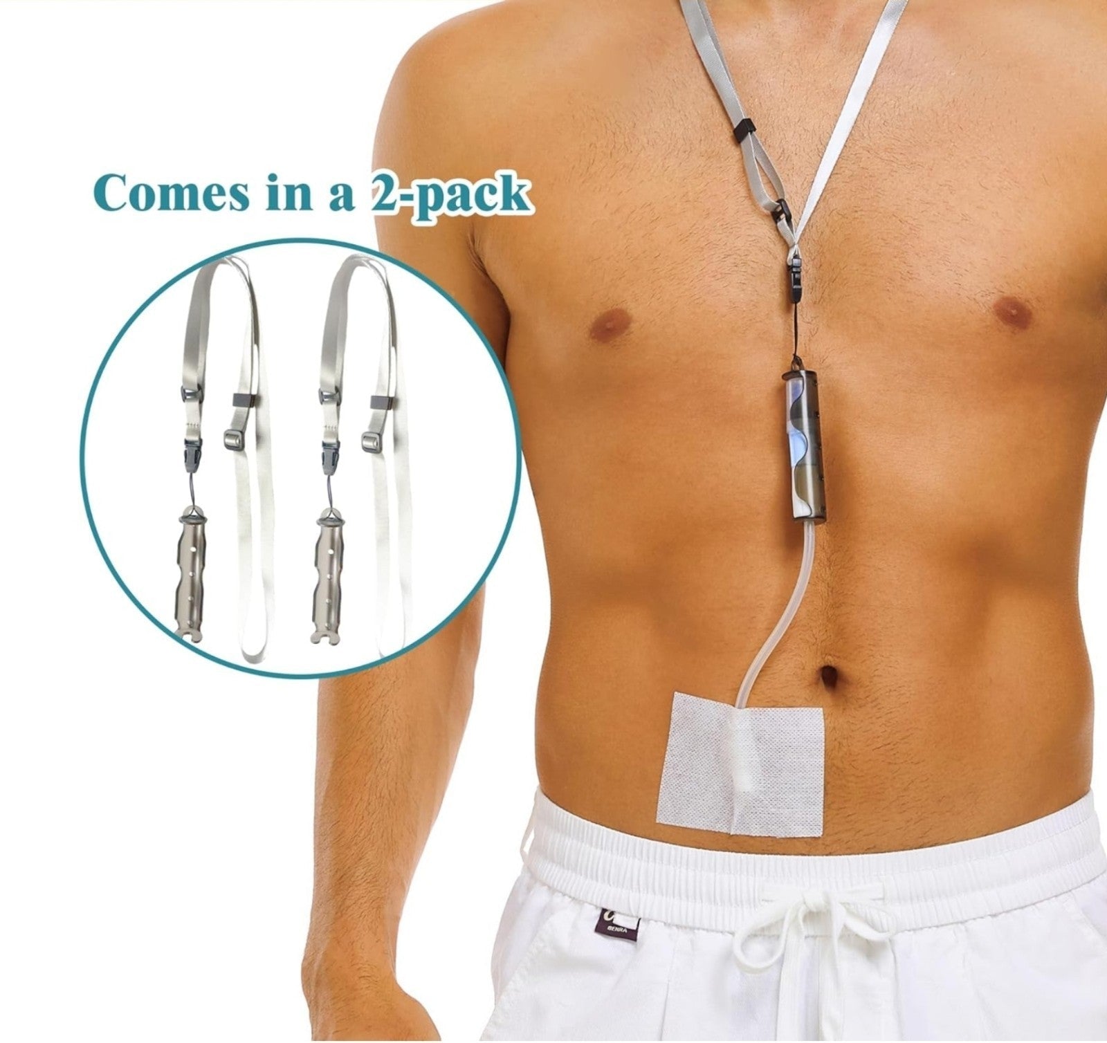 PD Catheter Necklace & Lanyard, Peritoneal Dialysis Transfer Set Baxter 5C4482 - Horizon Endless