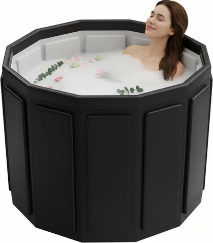 Portable Bathtub for Adult, Foldable Soaking Bathtub for Hot SPA&Ice Bath, Folda - Horizon Endless