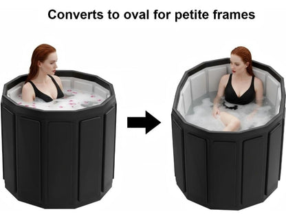 Portable Bathtub for Adult, Foldable Soaking Bathtub for Hot SPA&Ice Bath, Folda - Horizon Endless