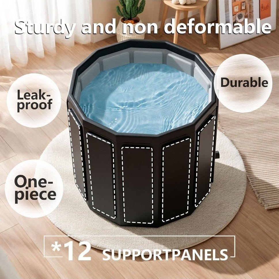 Portable Bathtub for Adult, Foldable Soaking Bathtub for Hot SPA&Ice Bath, Folda - Horizon Endless