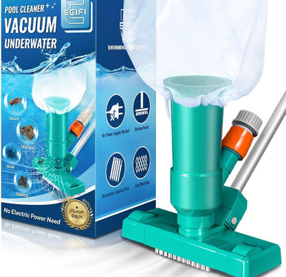 Portable Pool Vacuum & Manual Cleaner for Easy Above Ground Pool Maintenance - Horizon Endless