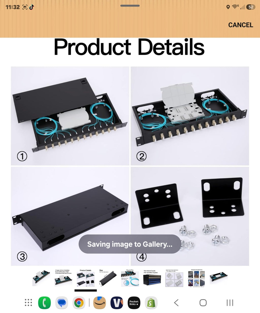 Premium LC-OM3 12 Duplex Fiber Enclosure Rack Mount Box with LC-UPC Kit - Professional solution - Horizon Endless