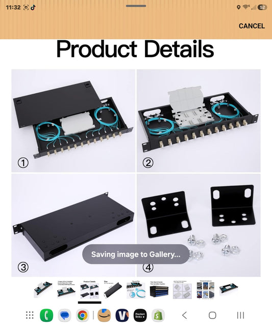 Premium LC-OM3 12 Duplex Fiber Enclosure Rack Mount Box with LC-UPC Kit - Professional solution - Horizon Endless