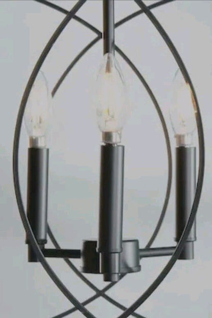Providence 3-Light Pendant 21.25" Matte Black New KGD9703AM-01 - Horizon Endless
