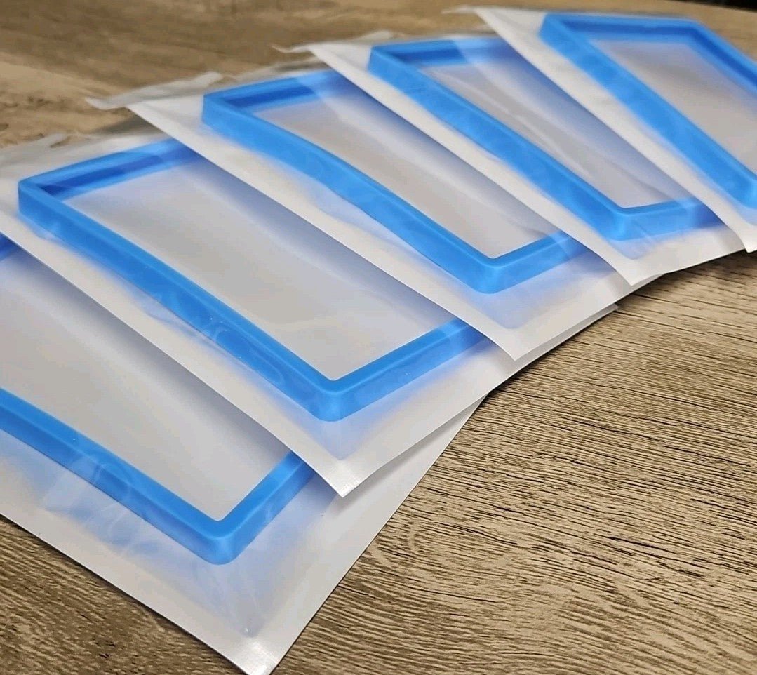PSA Graded Card Display Skin Bumper Guard Protector Pokemon Slab Blue 5 Pack - Horizon Endless