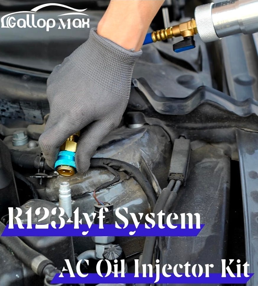 R134A & R1234YF & R410A AC Oil Dye Injector Kit with Accessories - Horizon Endless