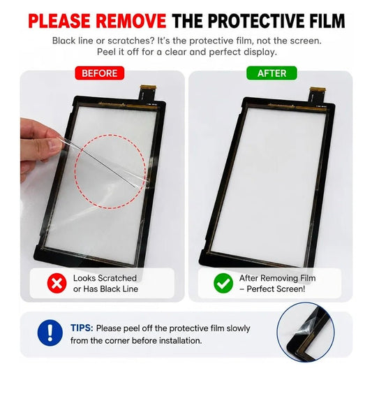 Replacement for Nintendo Switch Screen Replacement HAC-001(-01) LCD Display Panel and V2 Touch Digitizer Screen Panel(V2 HAC-001(-01) Touch+LCD) - Horizon Endless