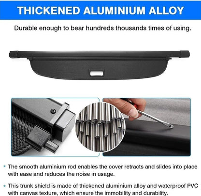 Retractable Cargo Cover for Mitsubishi Outlander W/ Manual Tailgate Carbon Fiber - Horizon Endless