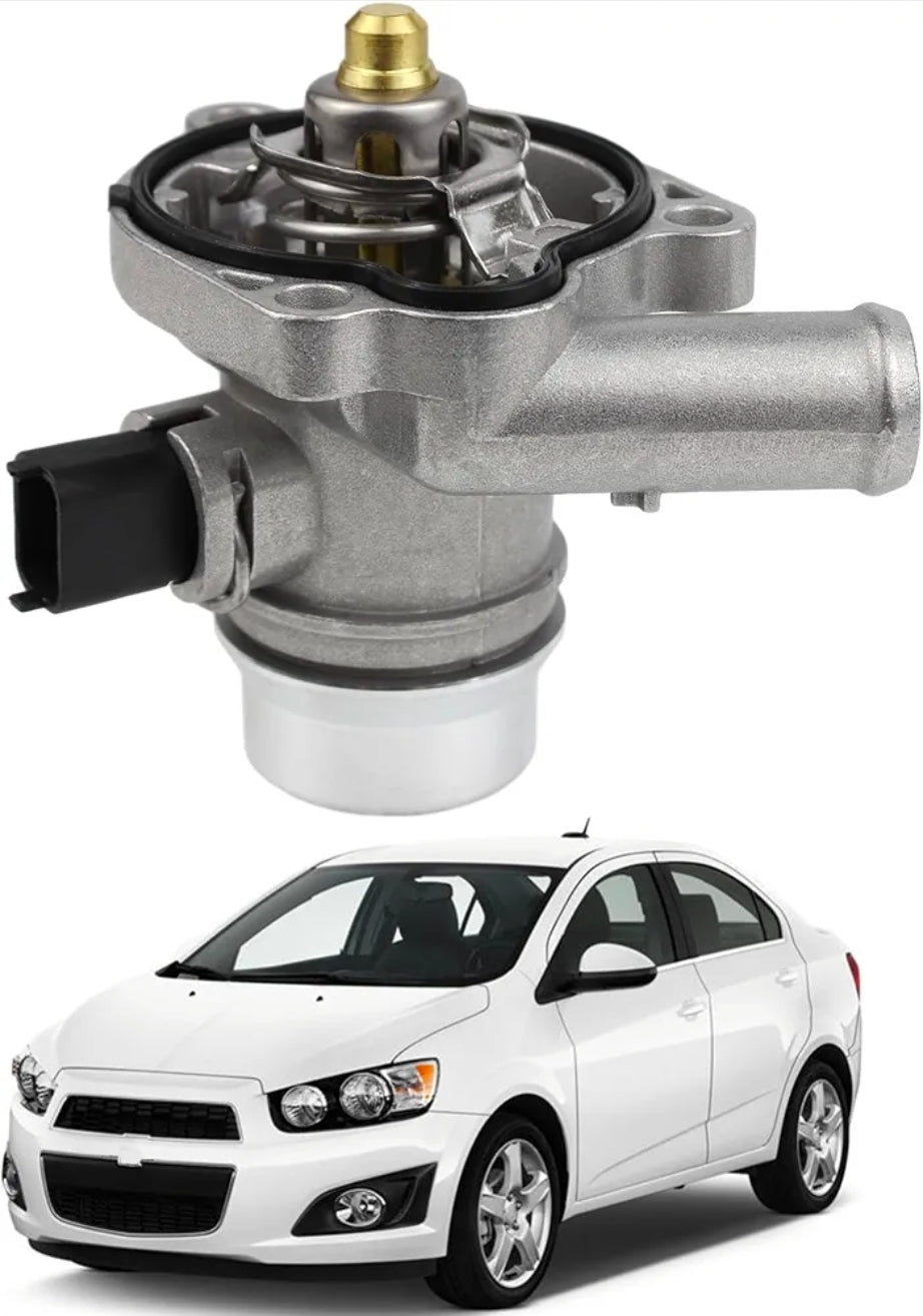 Aluminium Coolant Thermostat Housing Assembly Fit for Chevy 1.4L
Compatible with 2011-2020 Chevy Cruze Limited Sonic Trax, Buick Encore, Sensor & O-ring, Replace 25200455 55593034 902-808