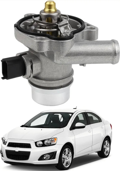 Aluminium Coolant Thermostat Housing Assembly Fit for Chevy 1.4L
Compatible with 2011-2020 Chevy Cruze Limited Sonic Trax, Buick Encore, Sensor & O-ring, Replace 25200455 55593034 902-808