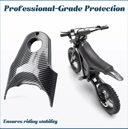 E-Bike Battery Cover Guard Compatible with Tuttio Tutti Soleil 01 GB SF BF ARC Electric Dirt Bike, Imitation Carbon Fiber Wrap Protector Motorcycle Parts