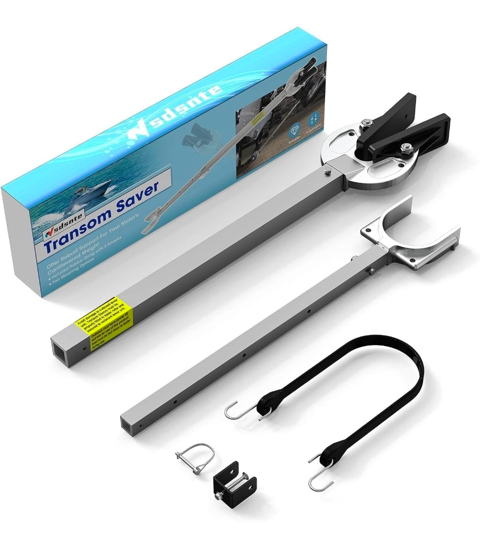Adjustable Transom Saver Boat Motor Support 23-35 Inch