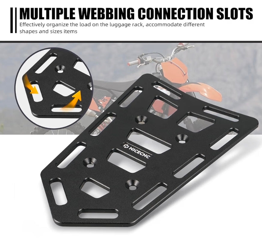 Motorcycle Luggage Rack & Trunk Mount
Compatible with KTM 125-530 EXC/XC Compatible with Honda CR CRF CRFX 125 250 450 Compatible with Yamaha YZ YZF WRF 125 250