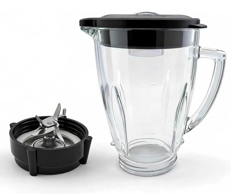 Replacement Pro1200 blender jar with blade and bottom,Compatible with Oster Pro 1200 Blenders (BLSTMB-CBG, BLSTMB-CBF, BLSTMB-BBG) and Oster Master Series Blender(BLSTJJ-GPB-000,BLSTTM-GM0-000)