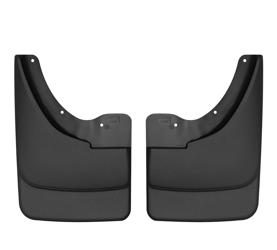 Husky Liners - Front Mud Guards | 1997-2004 Dodge Dakota, 1998-2003 Dodge Durango w/OE Fender Flares, Front Set - Black, 2 Pc | 56031