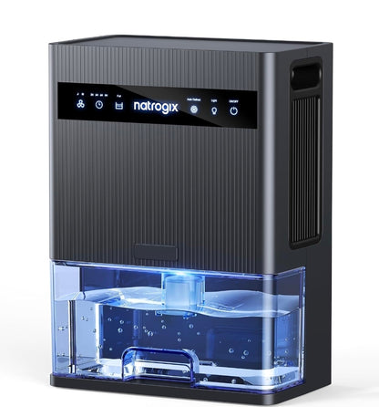 106 OZ Large Capacity Dehumidifier for Home, 1000 Sq. Ft. Coverage
Quiet Portable Dehumidifier for Basement Bedroom Bathroom RV with Auto Shut Off, Timer, Sleep Mode, 7 Color LED Light, Black