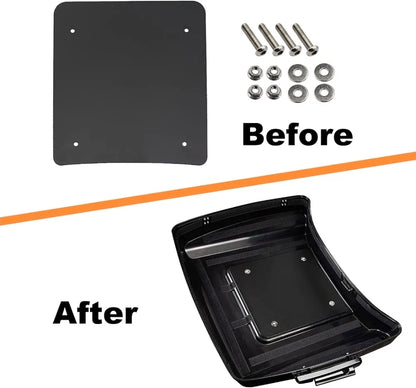 Tour Pack Inner Reinforement Plate for 2014+ Harley Touring Rushmore Chopped King Tour Pak Razor Touring Pack, Road King, Street Glide, Electra CVO, Ultra