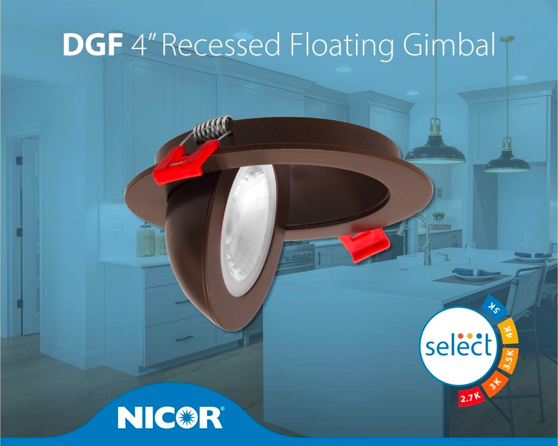DGF43120SRDOB DGF4(v3) Canless Downlight, 4 Inches, Oil-Rubbed Bronze