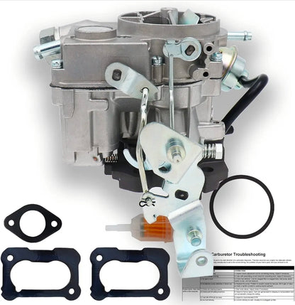 2 Barrel Carburetor for Rochester 2GC Chevy 5.7L 350Cu 6.6L 400Cu Chevrolet Carb Small Block Engines 1975-1980 C10 C20 C30 C50 G10 P30 Bel Air Chevelle Corvette Automatic Choke,Large Base