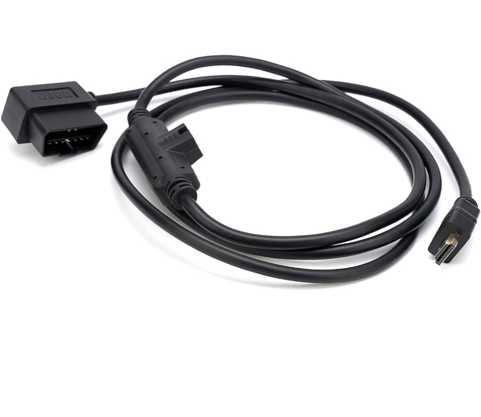 OBDII to HDMI Monitor Cable Plug for Edge CS2 CTS2 CTS3 Plug Monitor Replace#H00008000