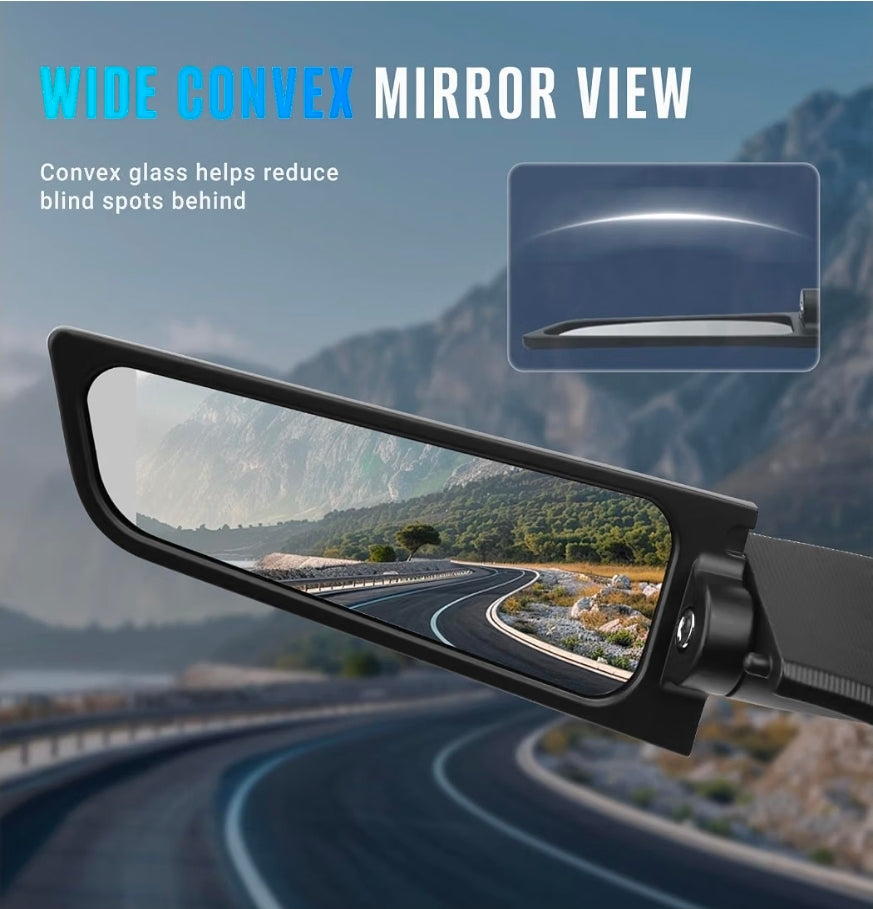 Motorcycle Mirrors Universal M8 M10 Stealth Mirrors Wind Wing Side Mirror
Compatible With Kawasaki Z650 Z900 Z1000 Duke 390 790 1290 Yamaha MT07 MT09 Street Bike Aluminum Rearview Mirrors (Blue)