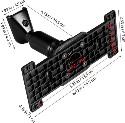 1 Set Dash Cam Mirror Mount Rear View Mirror Back Plate Panel Car Rear View Camera Mount Kit for 5.5" - 12" Rearview Mirror Dash Cams