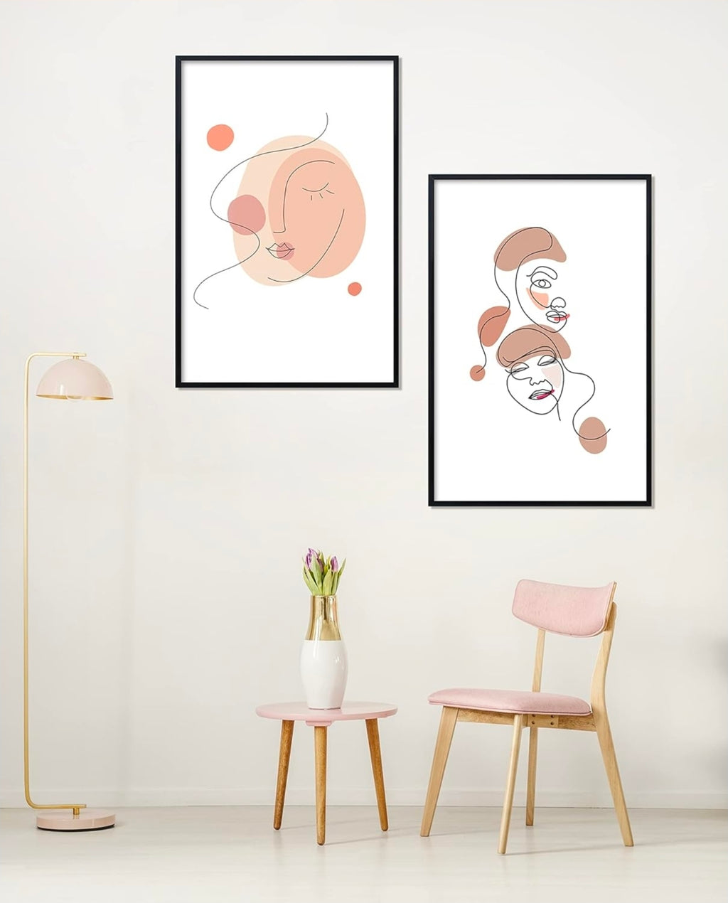22.375 x 34 Poster Frame 3 Pack, Black for Horizontal or Vertical Wall Mounting, Sturdy and Scratch-proof