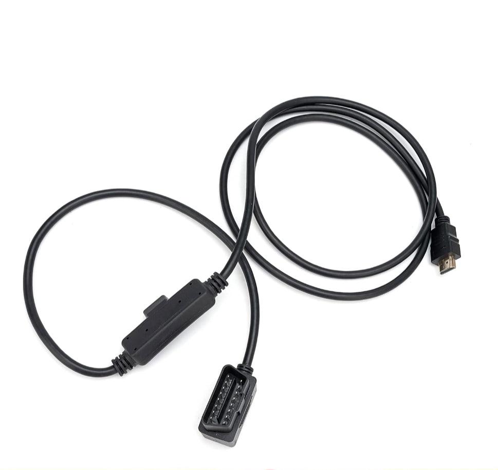 OBDII to HDMI Monitor Cable Plug for Edge CS2 CTS2 CTS3 Plug Monitor Replace#H00008000