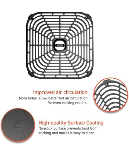Crisper Tray for TurboBlaze DC601 Air Fryer, Ceramic Coating
Original Crisper Plate, CAF-DC601, Ceramic Coating, Dishwasher-Safe, Genuine Part, Replacement Accessory