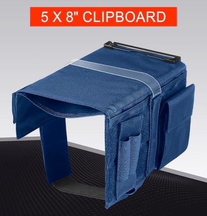 Reversible Kneeboard Pilot Classic Clipboard and Pen Holder, Blue
Aviation Flight Organizer, Storage Pockets and Padded Knee Rest for Cockpit Use, Secure Clip Holds Navigation Charts
