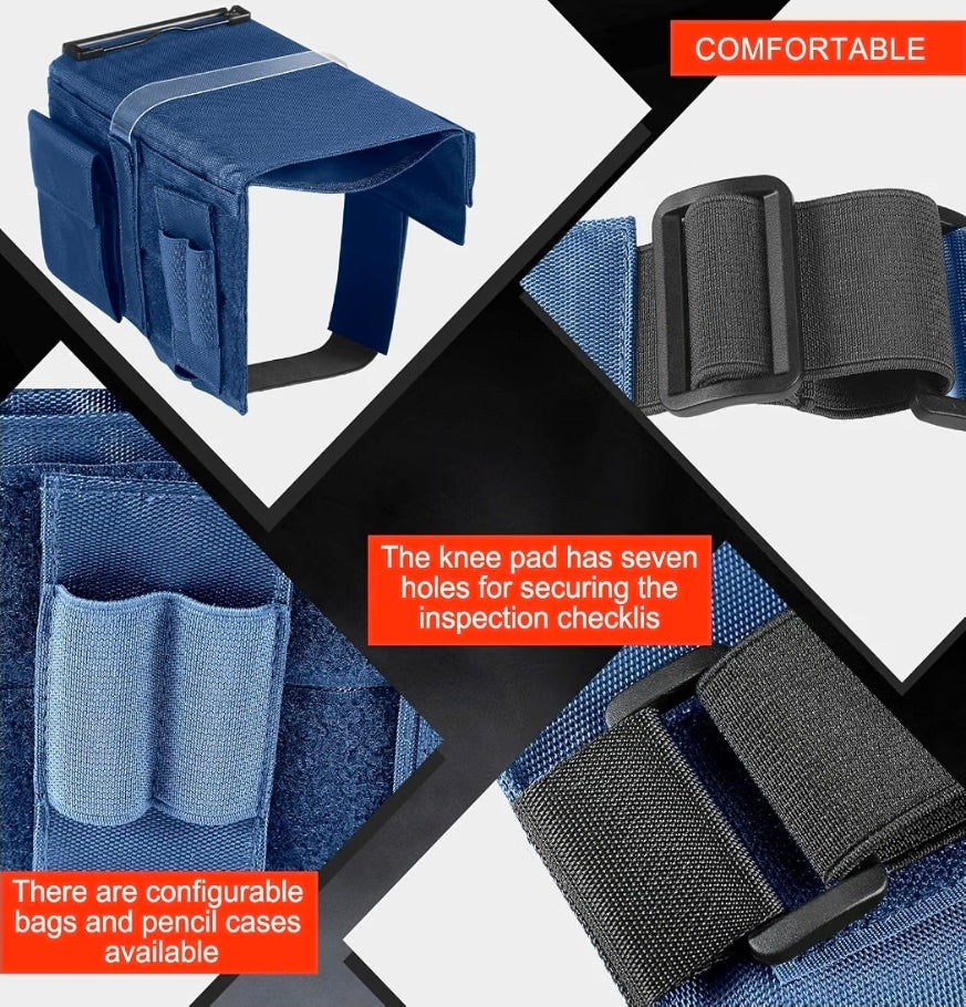 Reversible Kneeboard Pilot Classic Clipboard and Pen Holder, Blue
Aviation Flight Organizer, Storage Pockets and Padded Knee Rest for Cockpit Use, Secure Clip Holds Navigation Charts