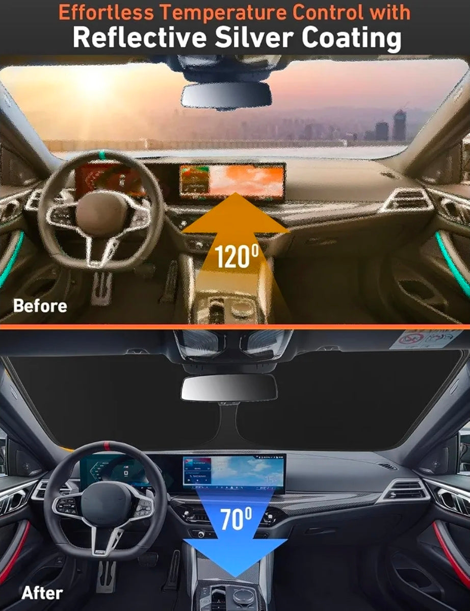 Windshield Sunshade Compatible for Mazda 6 2014-2019 2020 2021