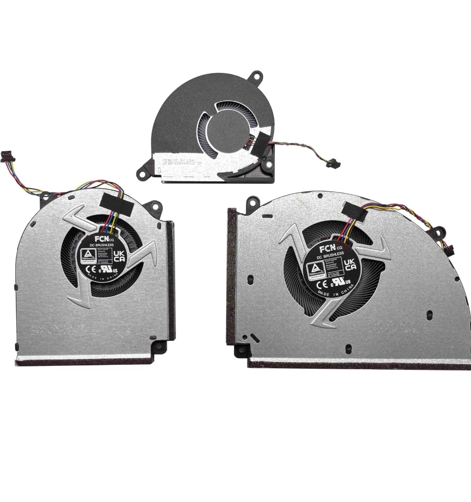 CPU+GPU Cooling Fan Replacement for 2023 ASUS ROG Strix G18 G814