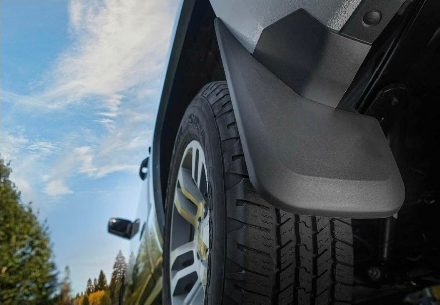 Husky Liners - Front Mud Guards | 1997-2004 Dodge Dakota, 1998-2003 Dodge Durango w/OE Fender Flares, Front Set - Black, 2 Pc | 56031