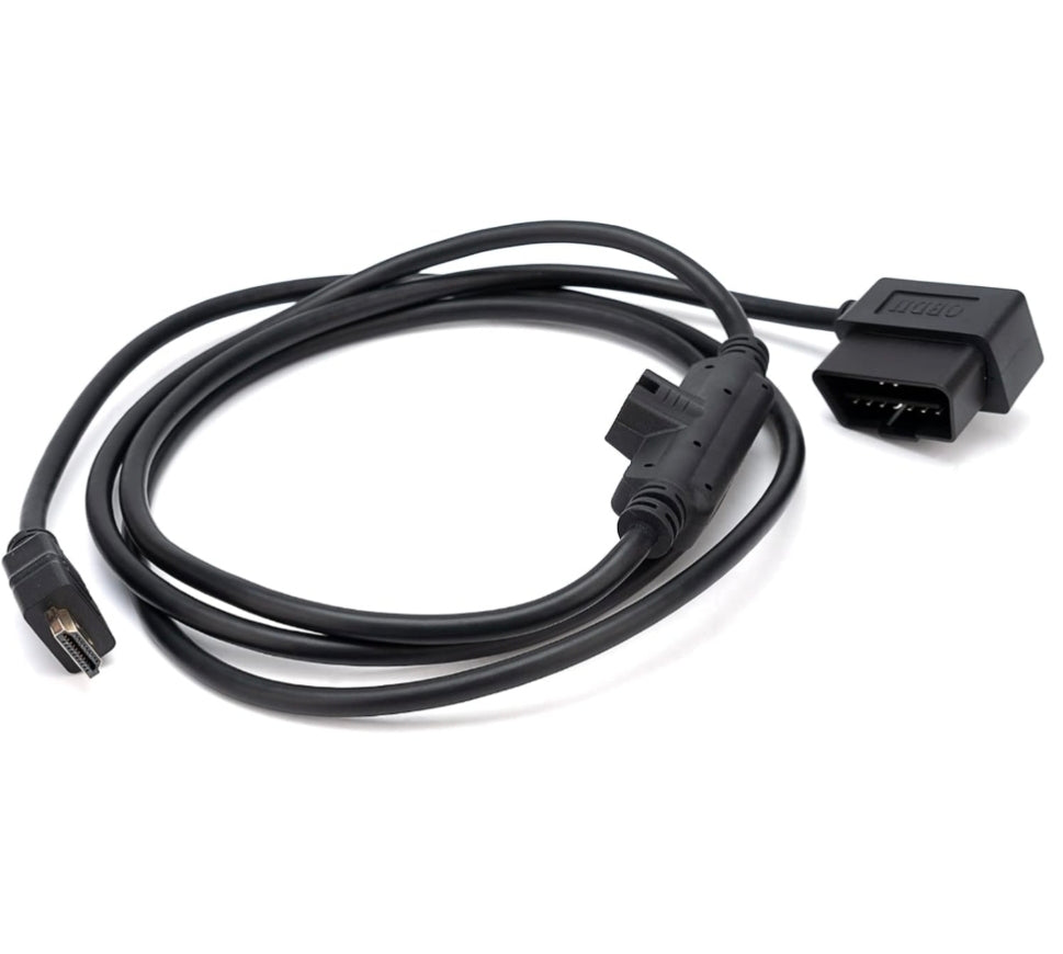 OBDII to HDMI Monitor Cable Plug for Edge CS2 CTS2 CTS3 Plug Monitor Replace#H00008000