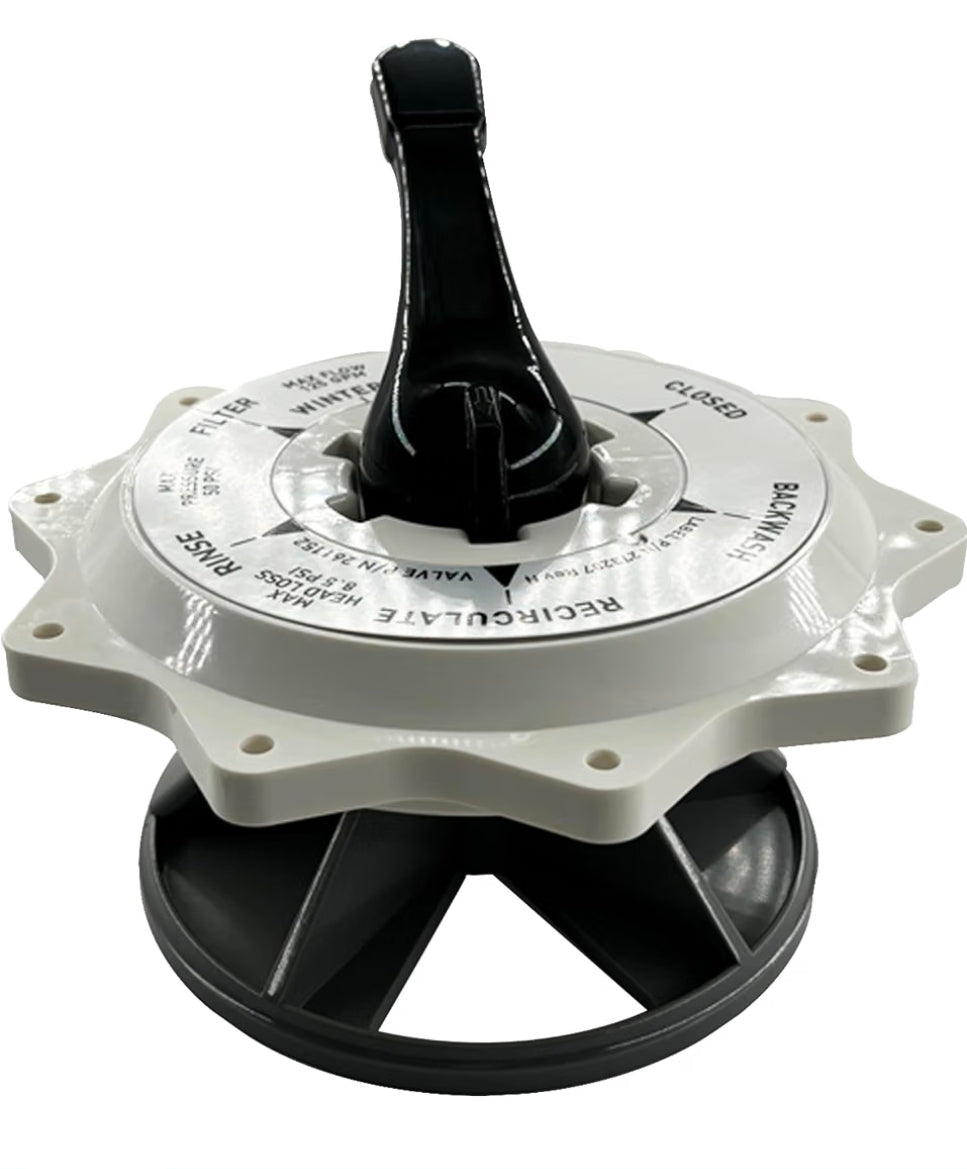270067 2-Inch Top Valve Assembly 261055 261152
Replacement for Hiflow Top and Side Mount Pool Spa Multiport Valve 261055 261152