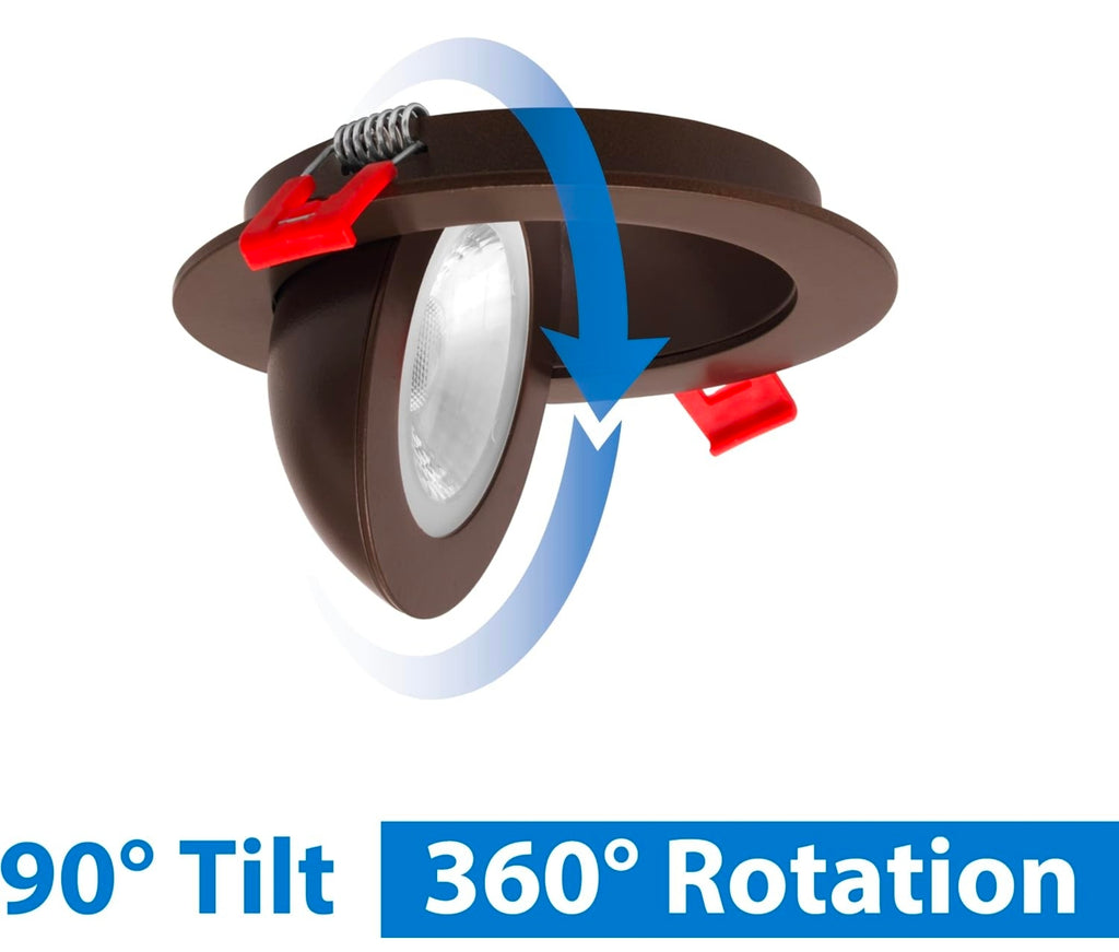 DGF43120SRDOB DGF4(v3) Canless Downlight, 4 Inches, Oil-Rubbed Bronze