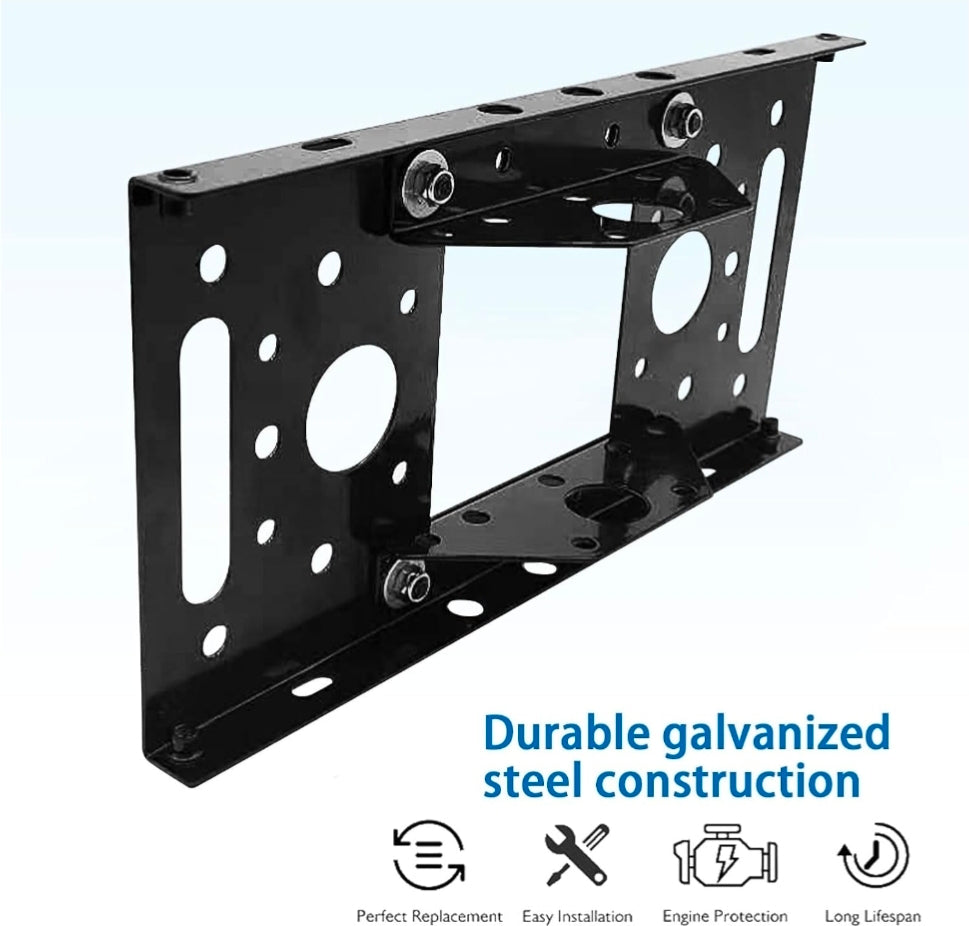 Mailbox Adapter Plate with Mounting Board fits for Most Mailboxes
with bolt and nut .Black powder coating, resistant to corrosion, Easy to install, secure, and highly weather-resistant.