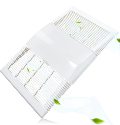 S89852000 Ventilation Fan Grille and Lens Replacement Parts for Broan Nutone 605P 660RP 665SP 668N Series Bathroom Vent Exhaust Fan Cover