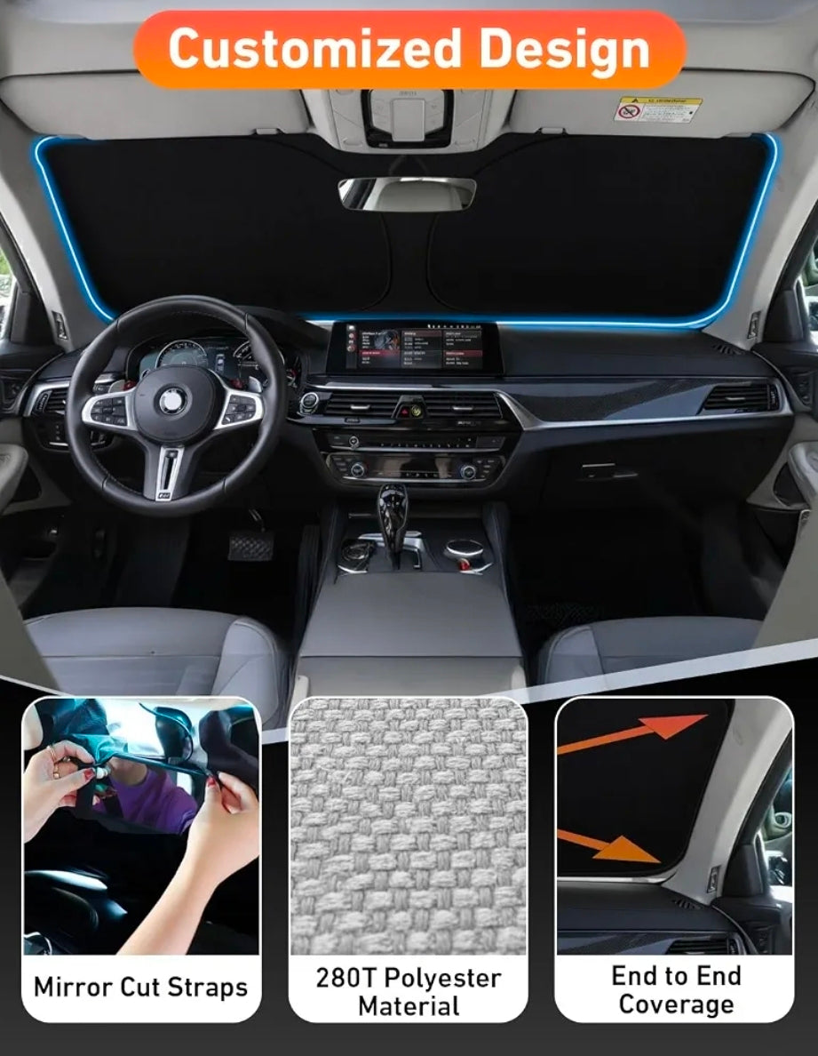 Windshield Sunshade Compatible for Mazda 6 2014-2019 2020 2021