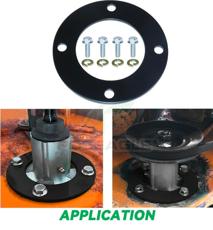 Upgraded 3 Pack High-Strength Deck Spindle Reinforcement Rings
Include Mouting Bolts for John Deere All Series Lawn Tractors and Lawn Mowers