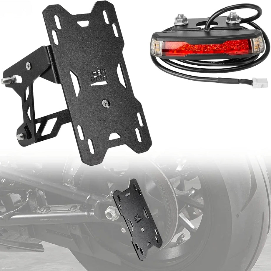 KEMIMOTO Side Mount License Plate with LED Signal Fit for Sportster S
Tail Tidy License Plate Bracket Holder Mount Compatible with Sportster S RH1250 2021 2022 2023 2024 2025