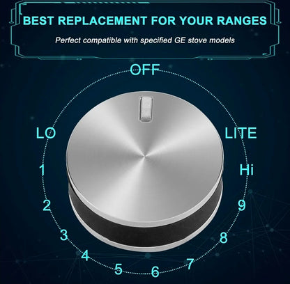 WB03X24360 Fit for GE Cooktop Knob Range Stainless Steel, 5PACK
Hardware Handle Set, Easy to Install- Replace Stove knobs WB03X24360, WB03T10259, 4179424, AP5980302, PS11700818