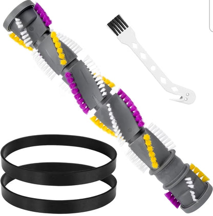 Brush Roll&2Belts Kit for Bissell CleanView Swivel Rewind Vacuums Fits 2252 2253 2254 2256 2258 2259 2260 2316 2486 2487 2488 2489 3195 3196 3197 3197A 3198 3198A Replace Parts 1604545 1600159 1611230