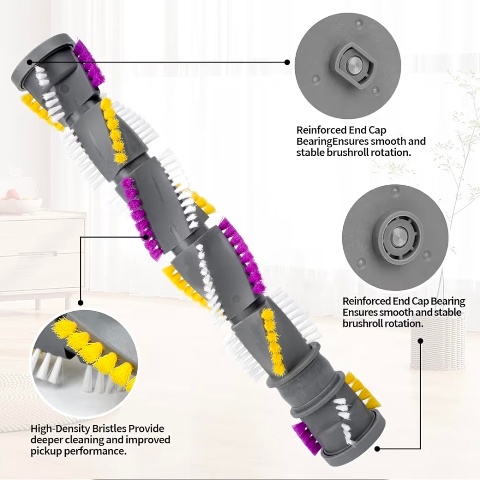 Brush Roll&2Belts Kit for Bissell CleanView Swivel Rewind Vacuums Fits 2252 2253 2254 2256 2258 2259 2260 2316 2486 2487 2488 2489 3195 3196 3197 3197A 3198 3198A Replace Parts 1604545 1600159 1611230